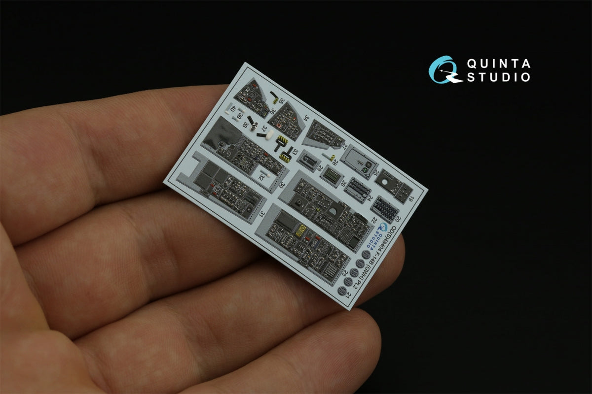 Quinta Studio QDS-48404 F-14B 3D-Printed &amp;amp; coloured Interior on decal paper (GWH) (small version) 1/48 – zdjęcie 7