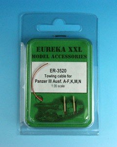 Eureka XXL ER-3520 Towing cable for PzKpfw-III Ausf. AF, K, M, N 1/35