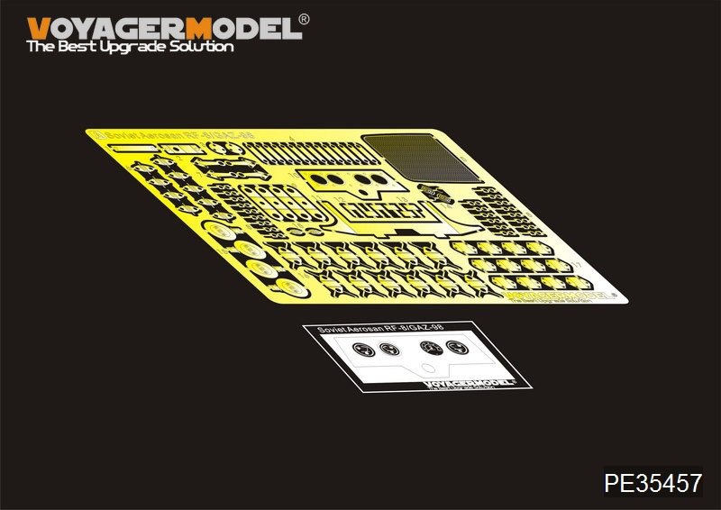 Maquette Voyager PE35457 Aerosan soviétique RF-8/GAZ-98 de la Seconde Guerre mondiale pour TRUMPERTER 02322 1/35