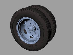 Panzer Art RE35-375 Opel Blitz road wheels early (commercial pattern) 1/35 – zdjęcie 2