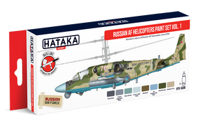 Hataka HTK-AS86 Russian AF Helicopters paint set vol. 1 8x17
