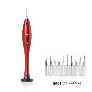 DSPIAE AT-HD Aluminum Alloy Hand Drill / Wiertarka plus zestaw wierteł – zdjęcie 2