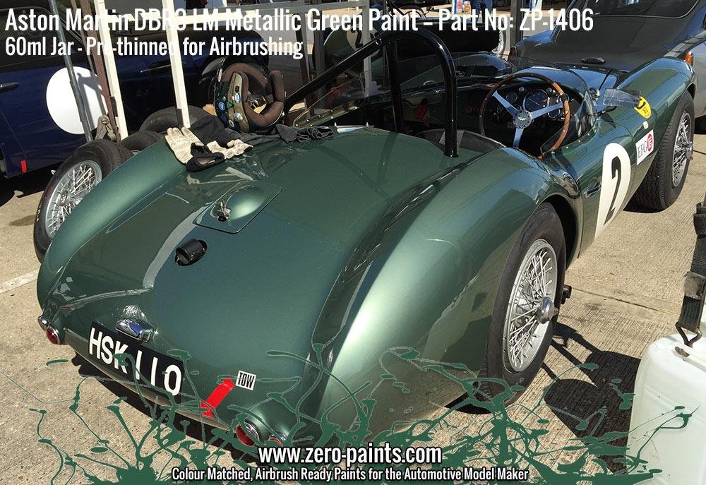 Zero Paints ZP-1406 - Aston Martin DBR3S LM Metallic Green Paint 60ml – zdjęcie 5