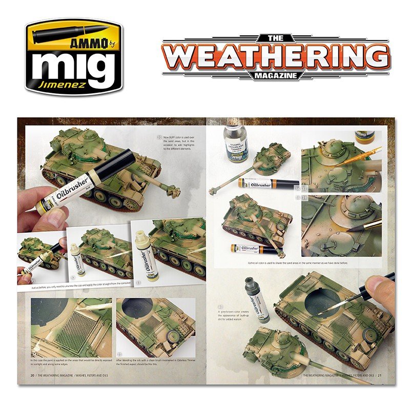 AMMO of Mig Jimenez 4516PL The Weathering Magazine - WASHES, Filters and Oil Paints Polish EDITION – image 5