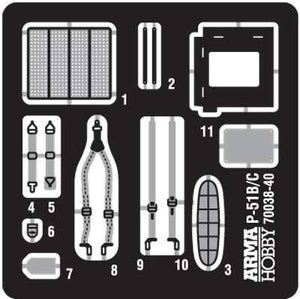 Arma Hobby 70040 F-6C Mustang™ Expert Set 1/72 – zdjęcie 4