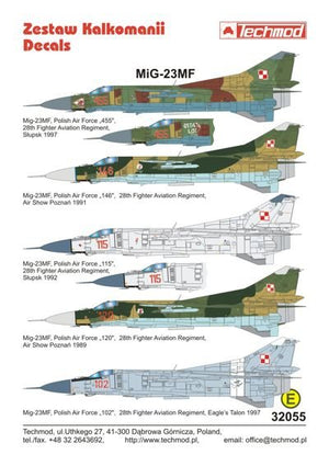 Techmod 32055 MiG-23MF 1/32 – zdjęcie 2