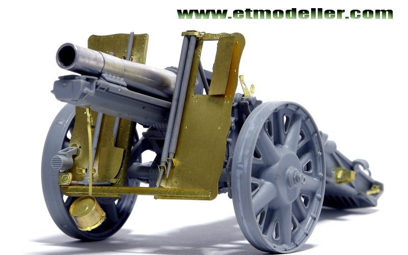 E.T. Model E35-016 WWII German 15cm sIG33 Infantry Gun (For DRAGON 6259/6473) 1/35 – zdjęcie 5