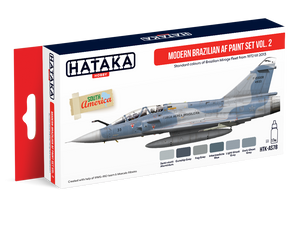 Hataka HTK-AS78 Modern Brazilian AF paint set vol. 2 6x17ml