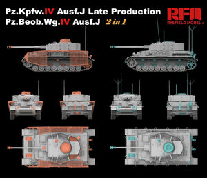 Rye Field Model 5033 Pz.Kpfw.IV Ausf.J Late Production/ Pz.Beob.Wg.IV Ausf.J 2 in 1 1/35 – zdjęcie 4