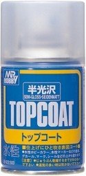 Mr.Hobby B-502 Mr.Top Coat - semi gloss Spray