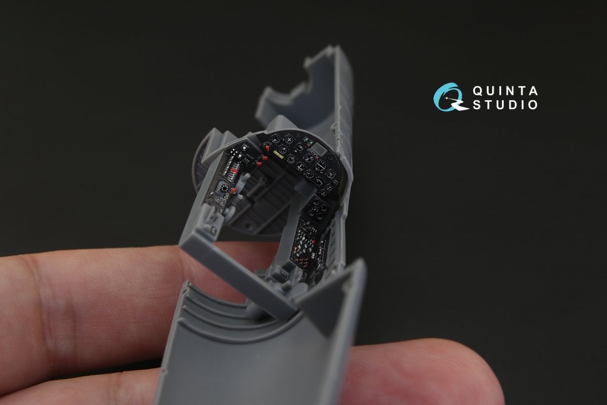 Quinta Studio QD48110 F4U-1 Corsair (Bird cage) 3D-Printed &amp;amp; coloured Interior on decal paper (for Tamiya kit) 1/48 – zdjęcie 7
