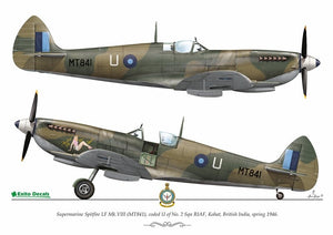 Exito ED48003 DECALS Sexy Spitfires - Supermarine Spitfire LF Mk Vb - VIII - IXe 1/48 – zdjęcie 5