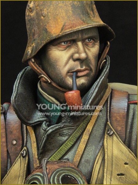 Young Miniatures YM1857 GERMAN STORMTROOPER WWI 1/10 – zdjęcie 8