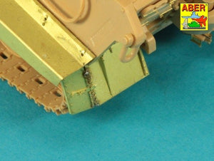 Aber 48053 Jagdtiger Sd.Kfz. 186 –przednie i tylnie błotniki / Jagdtiger Sd.Kfz. 186 –Front &amp;amp; Rear Fenders 1/48 – zdjęcie 3