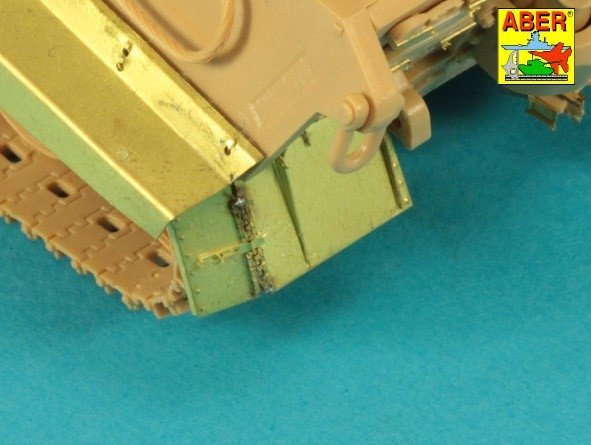 Aber 48053 Jagdtiger Sd.Kfz. 186 –przednie i tylnie błotniki / Jagdtiger Sd.Kfz. 186 –Front &amp;amp; Rear Fenders 1/48 – zdjęcie 3