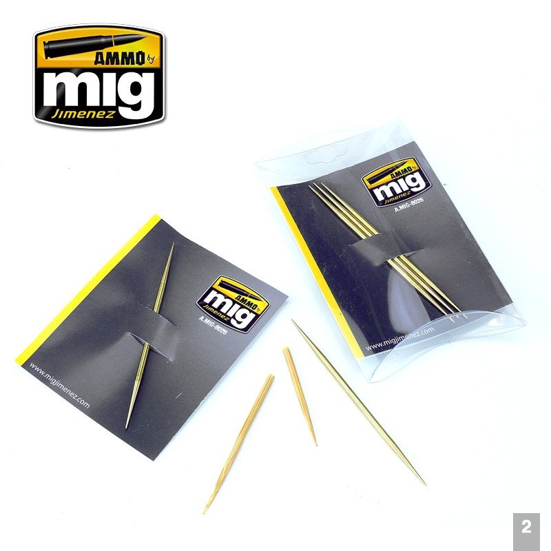 AMMO of Mig Jimenez 8026 BRASS TOOTHPICKS – image 2