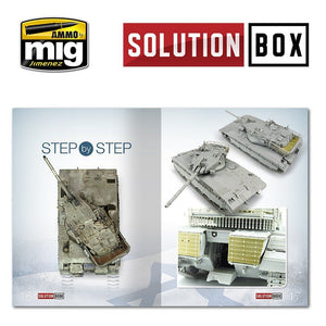 Ammo of Mig 6501 SOLUTION BOOK HOW TO PAINT IDF VEHICLES (Multilingual) – zdjęcie 3