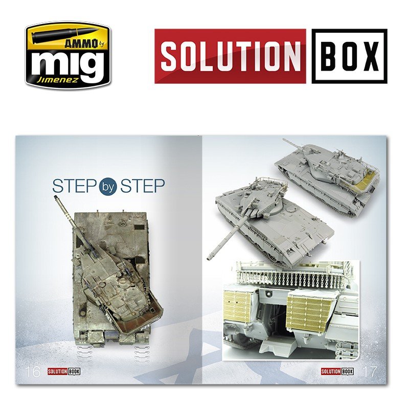 Ammo of Mig 6501 SOLUTION BOOK HOW TO PAINT IDF VEHICLES (Multilingual) – zdjęcie 3