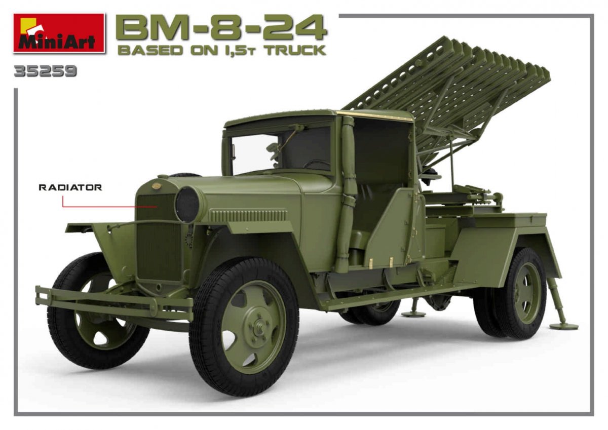 MiniArt 35259 Soviet Rocket Launcher BM-8-24 1/35 – zdjęcie 14