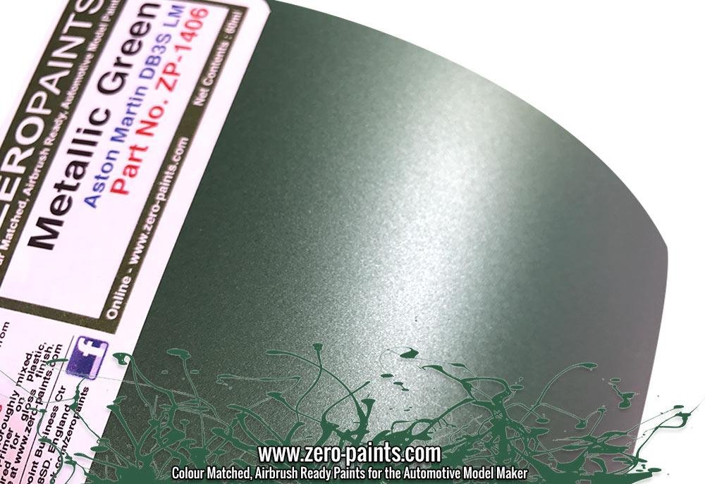 Zero Paints ZP-1406 - Aston Martin DBR3S LM Metallic Green Paint 60ml – zdjęcie 3