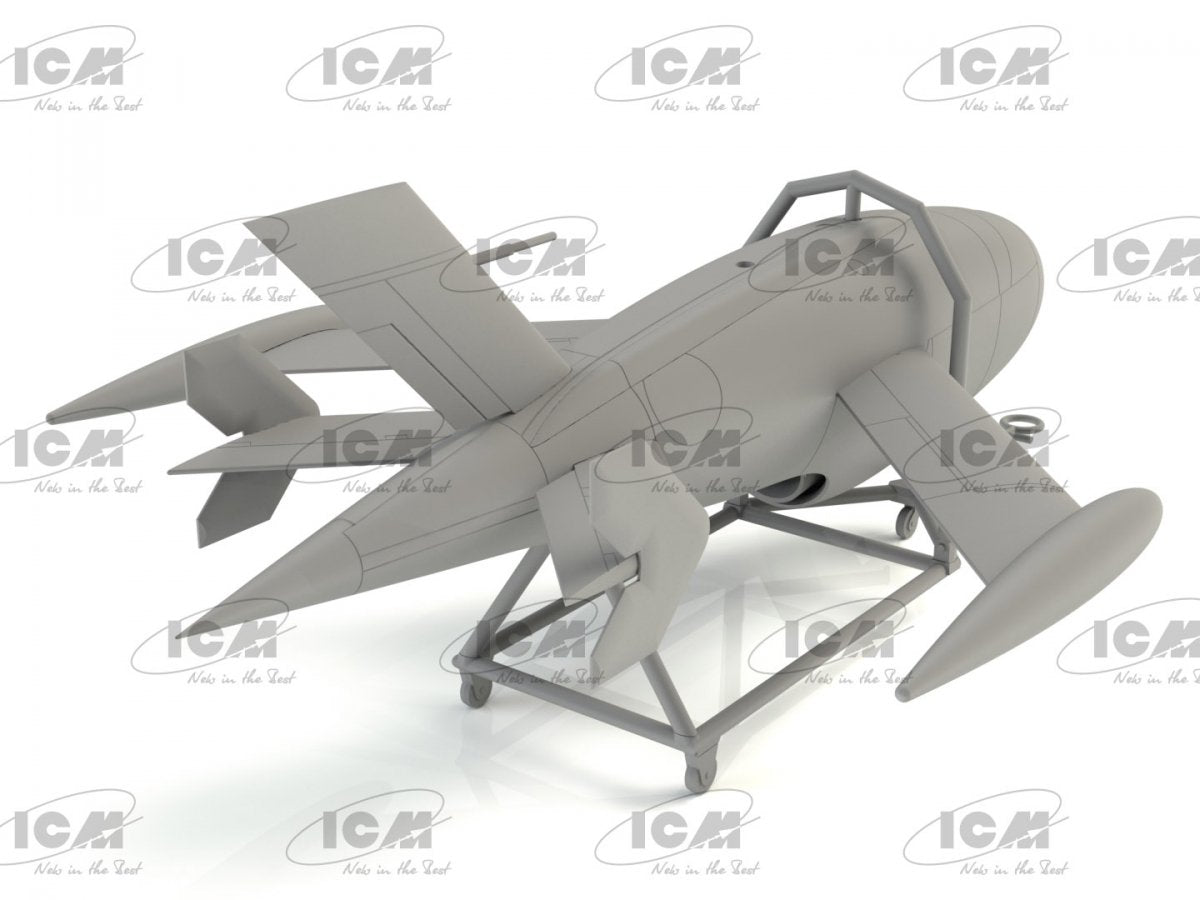 ICM 48400 Q-2A (AQM-34B) Firebee with trailer 1/48 – zdjęcie 4