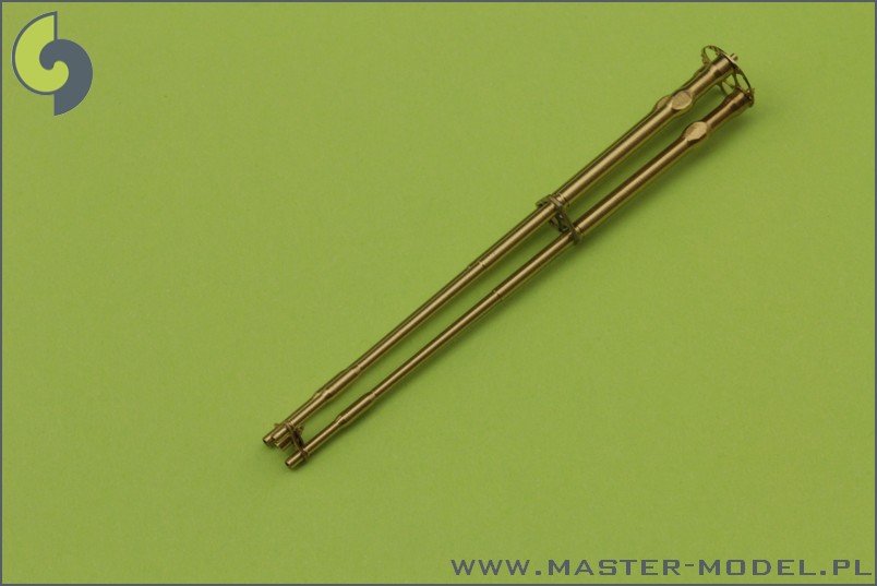 Master AM-35-001 M197 - Three-barrelled rotary 20mm cannon - turned barrels with etched barrel clamps 1/35 – zdjęcie 2