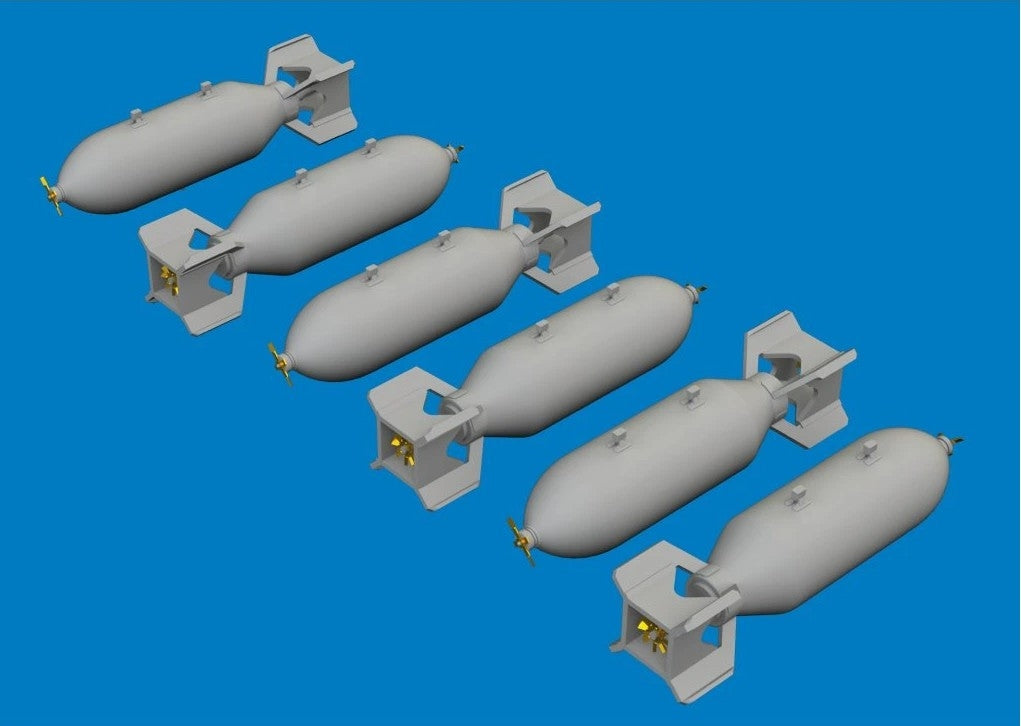 Eduard 672394 US 500lb bombs PRINT 1/72 – zdjęcie 2