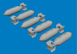 Eduard 672394 US 500lb bombs PRINT 1/72 – zdjęcie 2