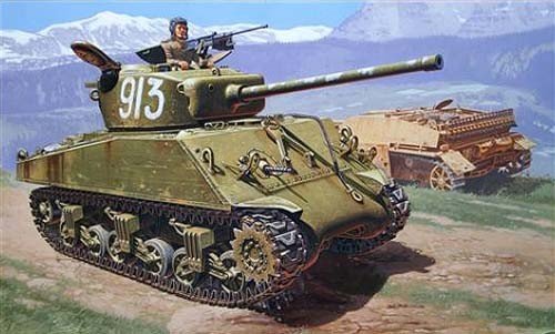 Italeri 6483 American Mmedium tank M4A2 Wet Sherman 1/35