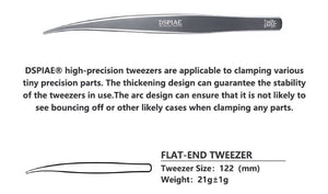 DSPIAE AT-TZ02 Flat-End Tweezer – image 2
