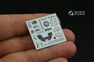 Quinta Studio QDS-48390 Macchi C.202 Folgore Late 3D-Printed &amp;amp; coloured Interior on decal paper (Hasegawa/Eduard) (Small version) 1/48 – zdjęcie 7