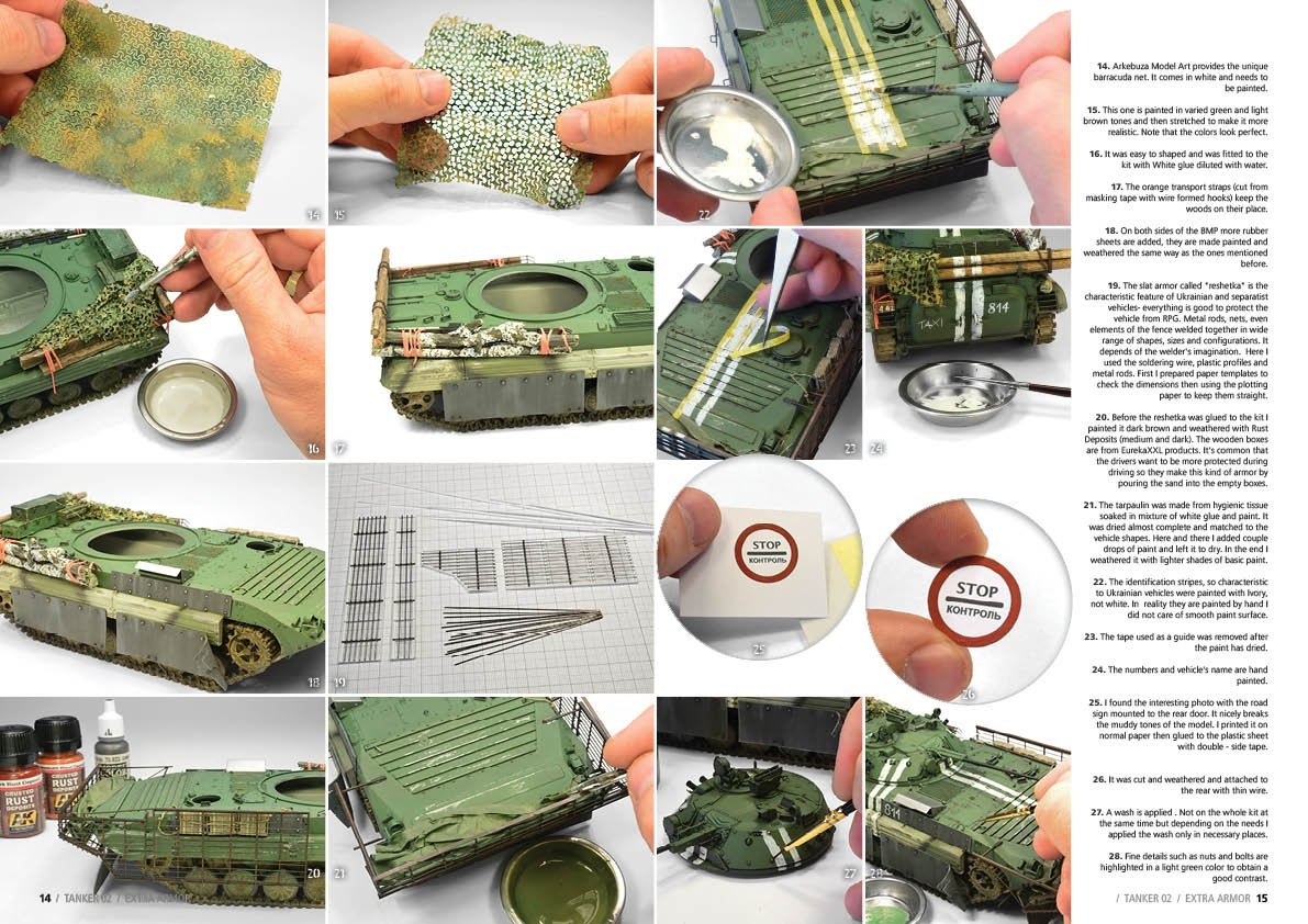 AK Interactive AK4812 TANKER 02: EXTRA ARMOR (English) – zdjęcie 2