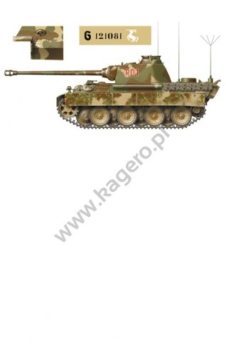 Kagero 15031 Pz.Kpfw. V Panther In Attack &amp;amp; Defence (kalkomania) PL/EN – immagine 6