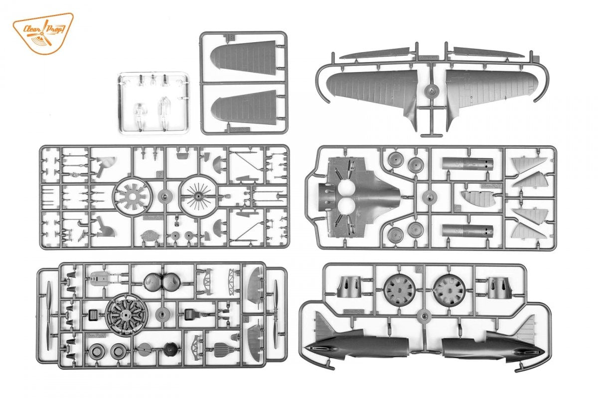 Clear Prop! CP4814 Polikarpov I-16 type 5 (early version) STARTER KIT 1/48 – zdjęcie 4