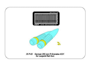 Aber 35P-02 German 280 mm R Grenates 4331 for Leopold Rail Gun – Bild 6