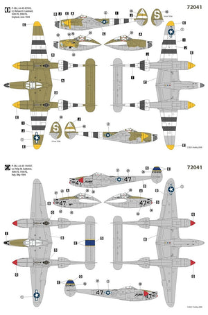 Hobby 2000 72041 P-38J Lightning - Europe 1944 1/72 – image 3