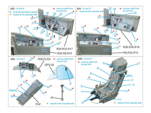 Quinta Studio QD32227 MiG-29UB 3D-Printed &amp;amp; colored Interior (Trumpeter) 1/32 – image 3