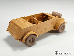 ET Model P35-139 WWII German Kübelwagen Type82 Sagged wheels Balloon tire For TAMIYA Kit 1/35 – image 10
