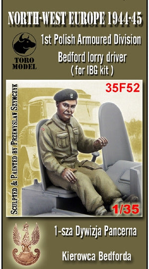 Toro 35F52 NWE 1944-45 - 1 Dywizja Pancerna - Kierowca Bedforda Do modelu firmy IBG 1/35