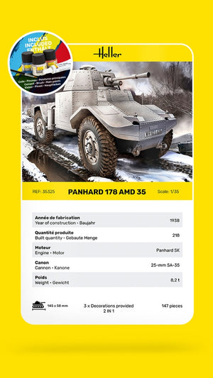 Heller 35325 Panhard 178 Starter Kit 1/35 – zdjęcie 7