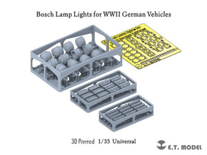 E.T. Model P35-208 Bosch Lamp Lights for WWII German Vehicles (3D Printed) 1/35