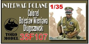 ToRo Model 35F107 Polska Międzywojenna - Płk. Bolesław Wieniawa-Długoszowski / Interwar Poland - Col. Boleslaw Wieniawa-Dlugoszowski commander of the 1st Regiment of the chevaliers 1/35 – zdjęcie 2