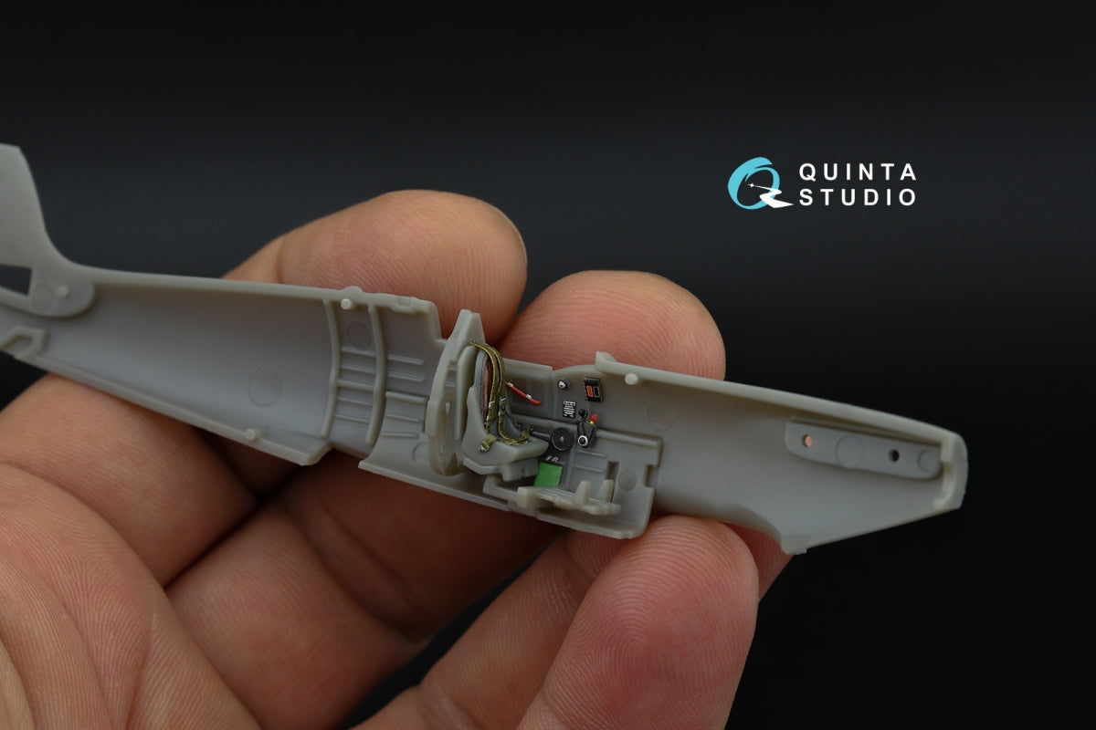 Quinta Studio QD72235 Spitfire Mk.Vc 3D-Printed &amp; coloured Interior on decal paper ( Airfix ) 1/72