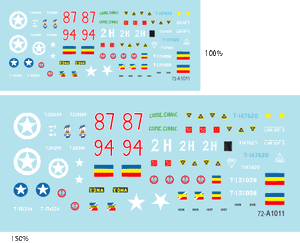 Star Decals 72-A1011 British Special Shermans BARV, Crab, Crocodile 1/72 – zdjęcie 3