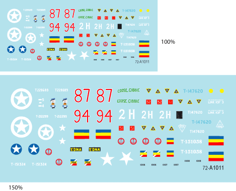 Star Decals 72-A1011 British Special Shermans BARV, Crab, Crocodile 1/72 – zdjęcie 3