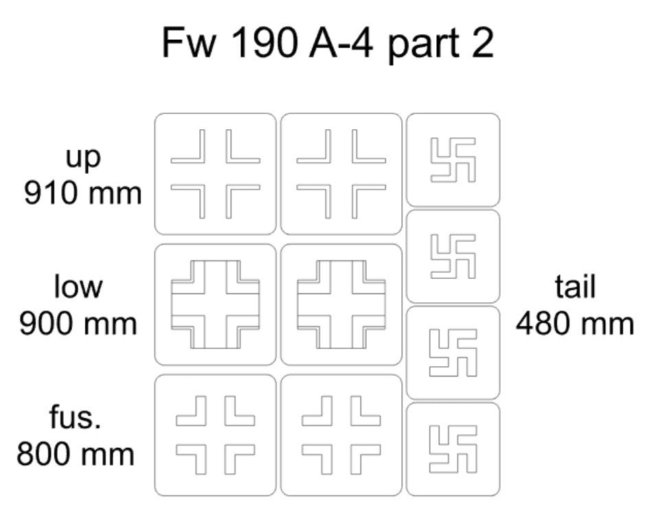 Omask 24004 Fw 190 A-4 part 2 1/48