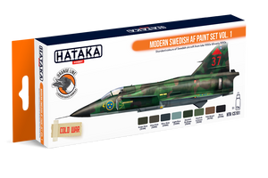Hataka HTK-CS101 Modern Swedish AF paint set vol.1 (8x17ml)