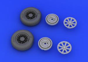 Eduard 632019 F4U-1 wheels 1/32 (Tamiya) – zdjęcie 5