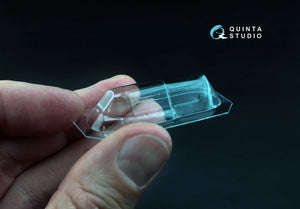 Quinta Studio QC48002-S Yak-1 vacuformed clear canopy 1 pcs (for SF or Modelsvit kit) 1/48 – Bild 3