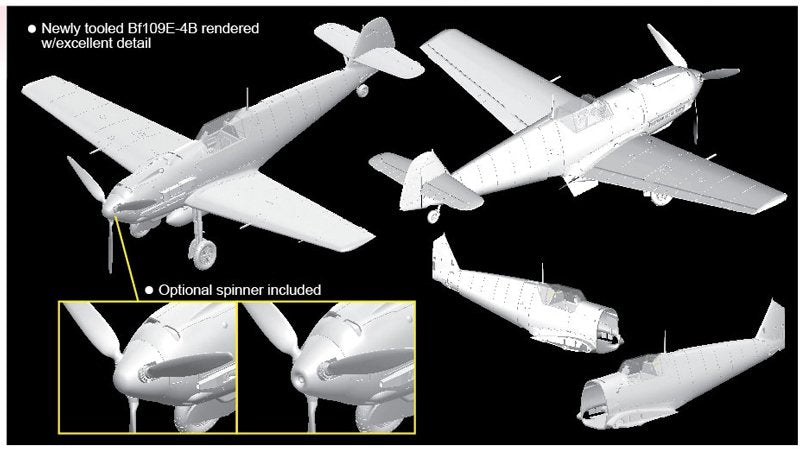 Dragon 3225 Bf-109E-4/B 1/32 – zdjęcie 2